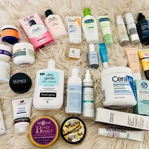 lot skin care face variety lines of expression